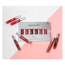 New Sensational Nude Lip Gloss Cosmetics  Private Label  6 PCS Matte lipstick Set